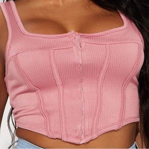 Mauve corset top